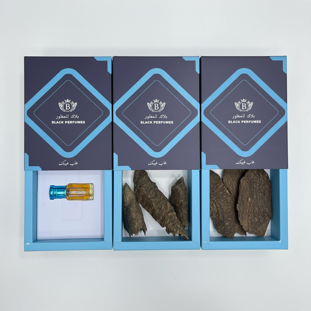 مجموعة الطيبين تولتين بخور و دهن عود فرنسي